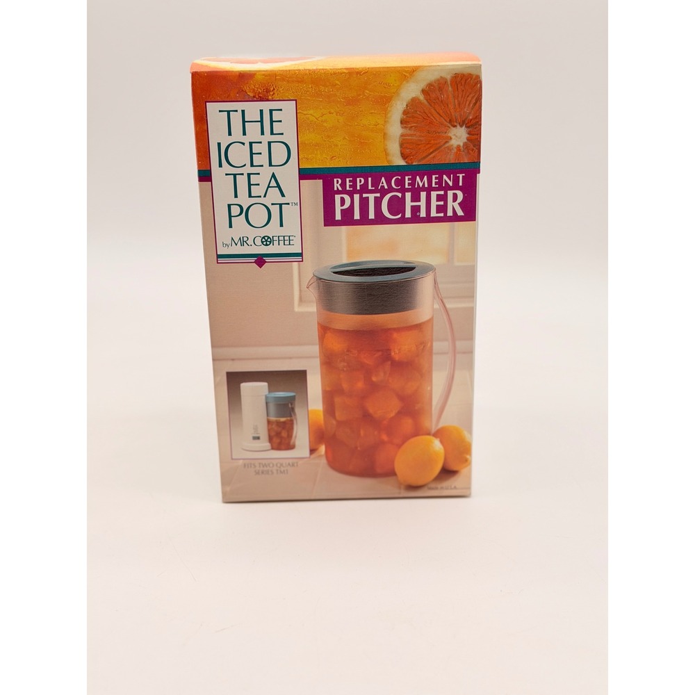 Mr. Coffee The Iced Tea Pot Replacement Pitcher 2 Quart Series TM1 New in Box